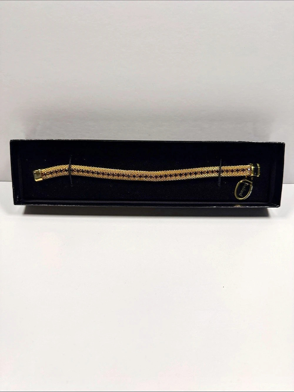 Joan Rivers Classics Collection bracelet Gold Tone Rhinestone Bracelet Like New